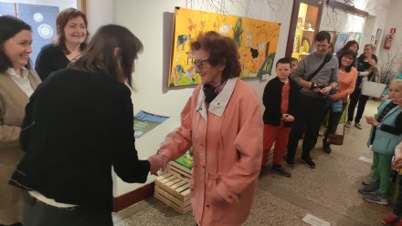 Wernisaż wystawy wiosennej w Wiślańskim Centrum Kultury